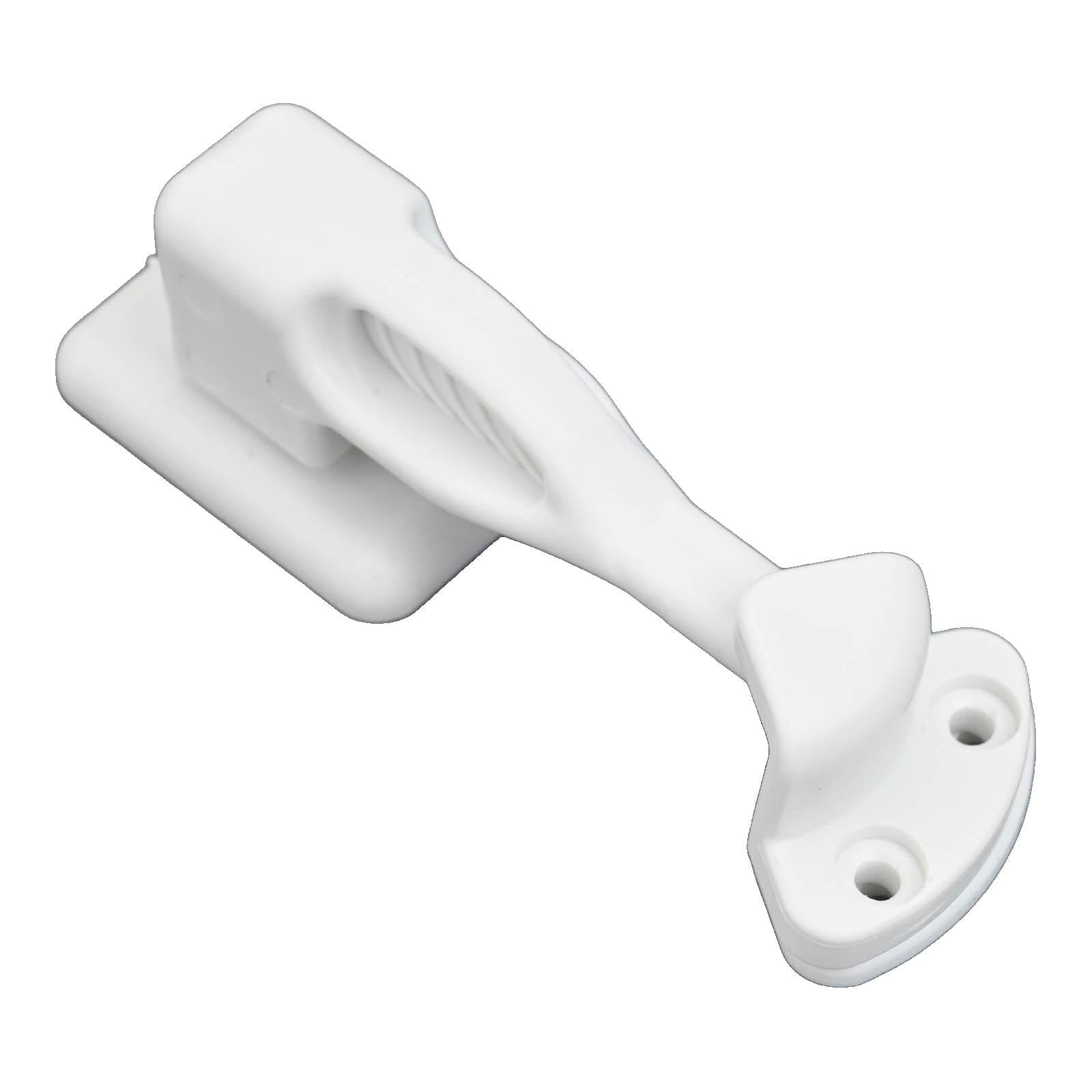 Nylon Rv Cabinet Latch Lock For Camper Trailer Boat Easy Install Secure Door Catch Holder White Black Travel Accessory Construction White