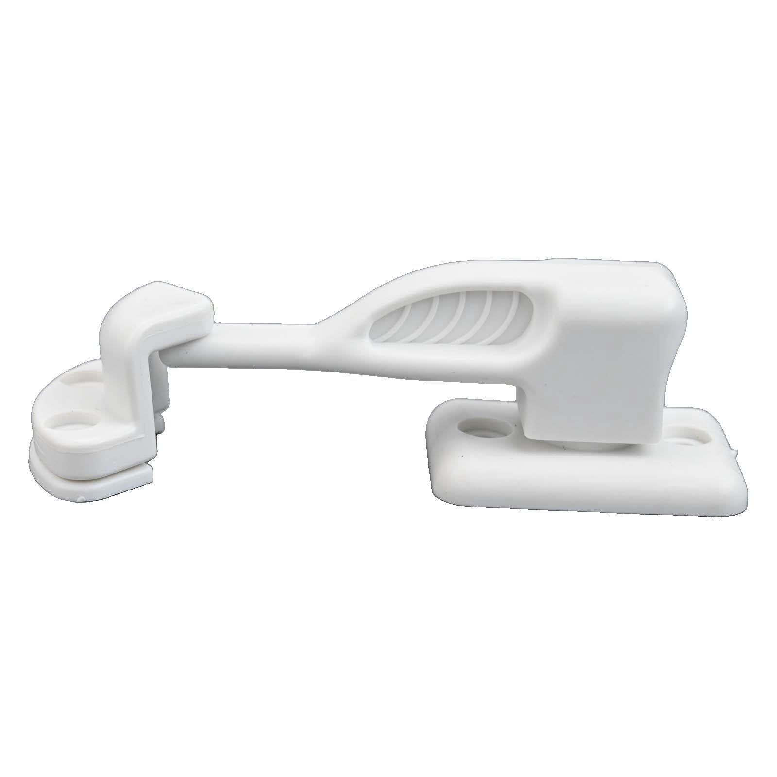 Nylon Rv Cabinet Latch Lock For Camper Trailer Boat Easy Install Secure Door Catch Holder White Black Travel Accessory Construction White