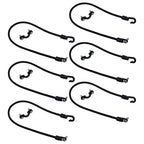 Fankenuo 6 Set 18 Inch Fishing Rod Straps for Boat Deck Fishing Rod Tie Down for Kayak 4#