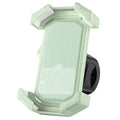 Adjustable Motorcycle Phone Holder With Silicone Protection For Secure Locking Green