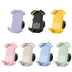 Adjustable Motorcycle Phone Holder With Silicone Protection For Secure Locking Pink