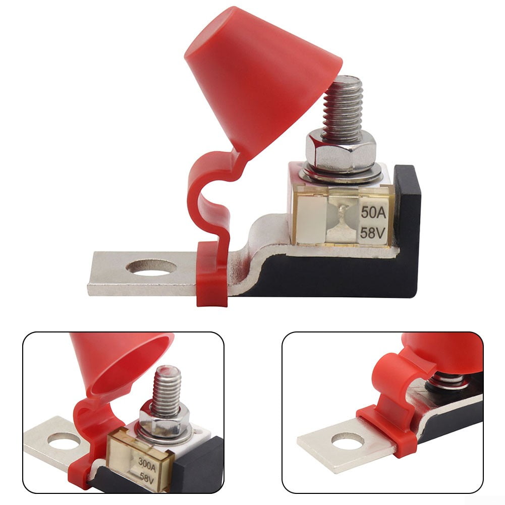 1set Universal 60-300A Battery Fuse Terminal Fuse Block Kit for Car Marine Boat 250A 200A