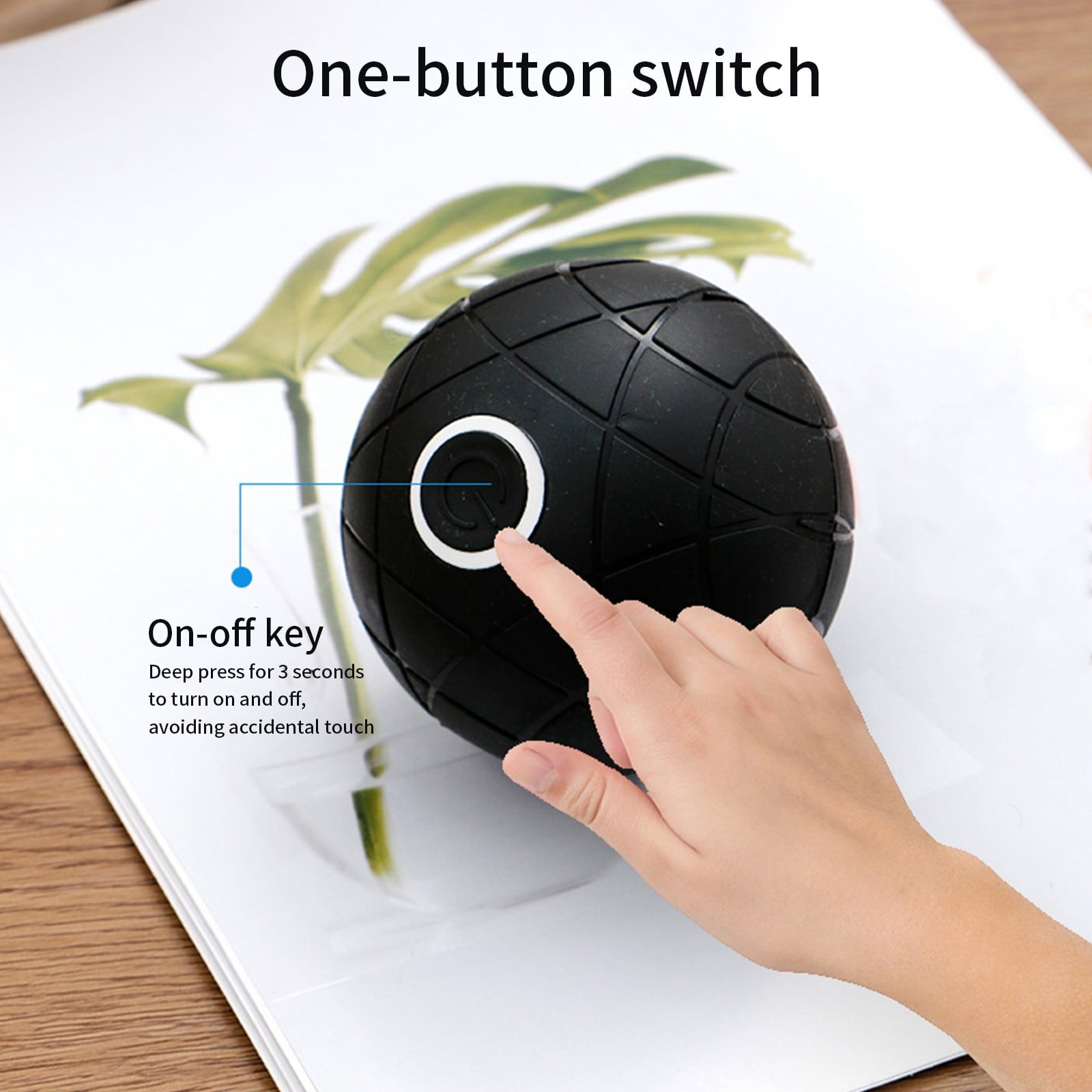 Charging Vibration Massage Ball - 3 Vibration Modes, USB Rechargeable, Fitness Yoga Muscle Recovery, Fascia Ball for Muscle Relaxation, Compact 3x3in, Portable Design, Ergonomic, ABS Material, 170g