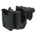 2-in-1 Adjustable Drink Holder,Universal Cup Holder with Cell Phone Holder,Large Diameter Design Bike Cup Holder for Wheelchair Walker Bike Free Size Black