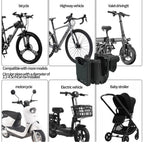2-in-1 Adjustable Drink Holder,Universal Cup Holder with Cell Phone Holder,Large Diameter Design Bike Cup Holder for Wheelchair Walker Bike Free Size Black