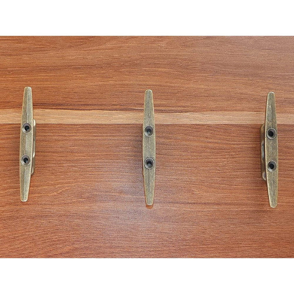 Boat Dock Cleats Rope Cleat Marine Cleats Iron Boat Cleats with Hardware ldeal for Deck,Nautical Decor,Cleats for Boat Dock,Boat Tie Down Cleats 4 PCS, 2x4x0.7 2" x 4" x 0.7" Bronze