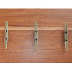 Boat Dock Cleats Rope Cleat Marine Cleats Iron Boat Cleats with Hardware ldeal for Deck,Nautical Decor,Cleats for Boat Dock,Boat Tie Down Cleats 4 PCS, 2x4x0.7 2" x 4" x 0.7" Bronze