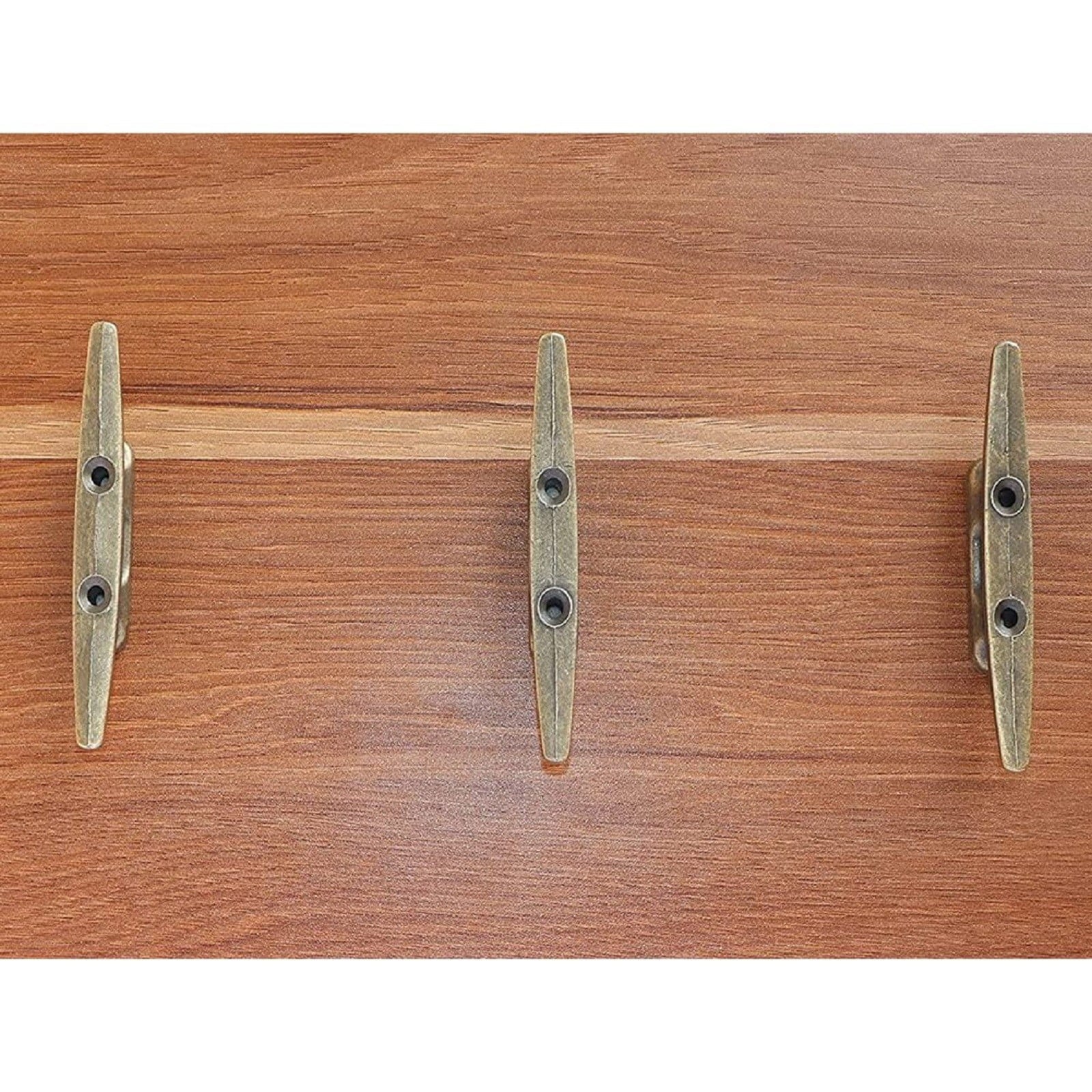 Boat Dock Cleats Rope Cleat Marine Cleats Iron Boat Cleats with Hardware ldeal for Deck,Nautical Decor,Cleats for Boat Dock,Boat Tie Down Cleats 4 PCS, 2x4x0.7 2" x 4" x 0.7" Bronze