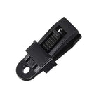 Tarp Clips Heavy Duty Lock Grip,Tarp Clamps for Cover Awnings, Outdoor Camping, Caravan Canopies, Car Covers, 10 PCS Per Pack (Black) 0.98x0.86x3.18 0.98" x 0.86" x 3.18" Black