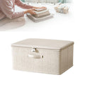 Locking Adult Game Toy Storage Organizer Lock Box Toy Storage Bins Women and Men Game Toys Storage Bags with 2 Drawstring Bags, Large capacity (Beige) 11.8x7.8x5.5 11.8" x 7.8" x 5.5" Beige