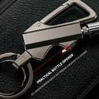 Multifunctional Outdoor Match Kerosene Lighter with Bottle Opener Keychain, Waterproof Windproof Portable for Camping Hiking, Torch Flame Ignites Fire Starter for BBQ Candles Emergency Use SL