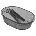 Portable Washboard, All-in-One Laundry Basin Set, Heavy-Duty Wash Board for Hand Washing Clothes, Built-in Scrub Surface, Drain Plug for Camping, RV, Emergency Use, Grey, 19.09x14.37x5.12 19.09x14.37x5.12 Gray