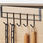 Over The Door Hooks, Door Hanger Hooks For Hanging ,Over The Door Towel Racks With 5 Coat Hook,Over The Door Towel Rack For Kitchen Bathroom Towel Holder Towels Hanger Rack Accessories,2.1 cm 5 cm