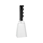 2025 120dB Loud Brass Cowbell with Non-Slip Handle and Adjustable Strap,Perfect for Sporting Events like Baseball and Football Games,Also Ideal for Graduations,Parades,and Cheerleading Activities White