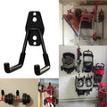 Garage Storage Utility Hooks, Heavy Duty Garage Hooks, Garage Garden Tool Organizer, Steel Wall Mount Hooks, Garden Small U Hooks, Wall Mount Hanger Organizer for Tools, 1 Pcs, 2.56x2.05x4.33 2.56" x 2.05" x 4.33" Black