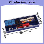 Cue Stick Tip Repair Kit, Cue Tips Accessorie, Include Pool Cue Tips, Pool Cue Repairers, Billiard Cue Clamp, Cue Tip Glue, Billiards Shaper, Cue Tips Accessorie, 20 Pcs Set, 9.45x3.94x1.18 9.45" x 3.94" x 1.18" Blue*1 Set