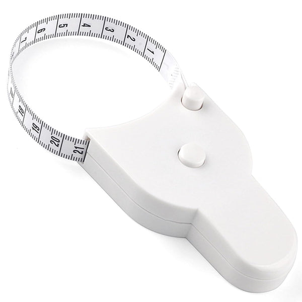 Measuring Tape - Body Measuring Tape - Circumference Measurement - Losing Weight - Waist Measurement - Fitness Accessories - Centimeter - Tailor's Tape - Roll-up - Body Measurement - Muscle Mass - Waist Circumference - Measuring Tape - White - 1 Piece