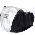 Bike Cover Waterproof 210T Nylon for 2 to 3 Bikes UV Resistant