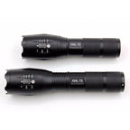 2 Pack LED Torch 1000 Lumens Zoomable Flashlight 5 Modes