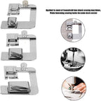 6 Sizes Rolled Hem Presser Foot, Wide Rolled Hem Foot Set & Narrow Hemmer Foot Set for All Low Shank Snap-On Singer, Brother, Babylock, Euro-Pro, Janome, Kenmore, White, Elna S
