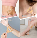Wooden Massage Roller,Tutuviw 4 Pcs Portable Hand Roller Massagers,Wood Therapy Massages Roller Stick,Muscle Back Neck Shoulder Legs Massages Rollers for Gym Studio Office Home