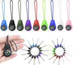 Tutuviw 25Pcs Compass for Kids Bulk,Multi-Color Mini Survival Compass,Outdoor Pocket Compass,Mini Compass Keychain Bulk for Hiking Survival Kits Watchband Bracelet Necklace Key Chain