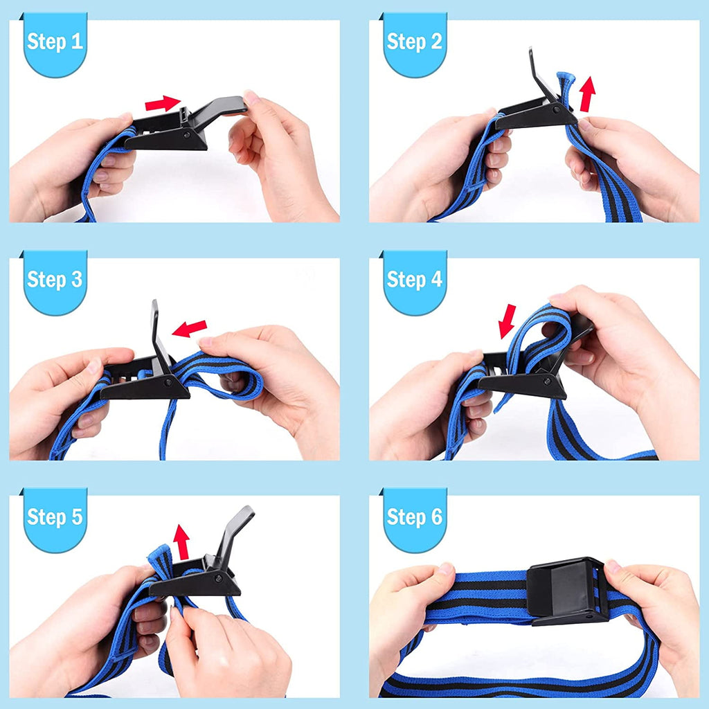 Blood Flow Restriction Bands for Women Glutes & Hip Building, Occlusion Training Bands, Best Fabric Resistance Bands for Exercising Your Butt, Squat, Thigh, Fitness Blue