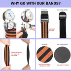 Blood Flow Restriction Bands for Women Glutes & Hip Building, Occlusion Training Bands, Best Fabric Resistance Bands for Exercising Your Butt, Squat, Thigh, Fitness Orange