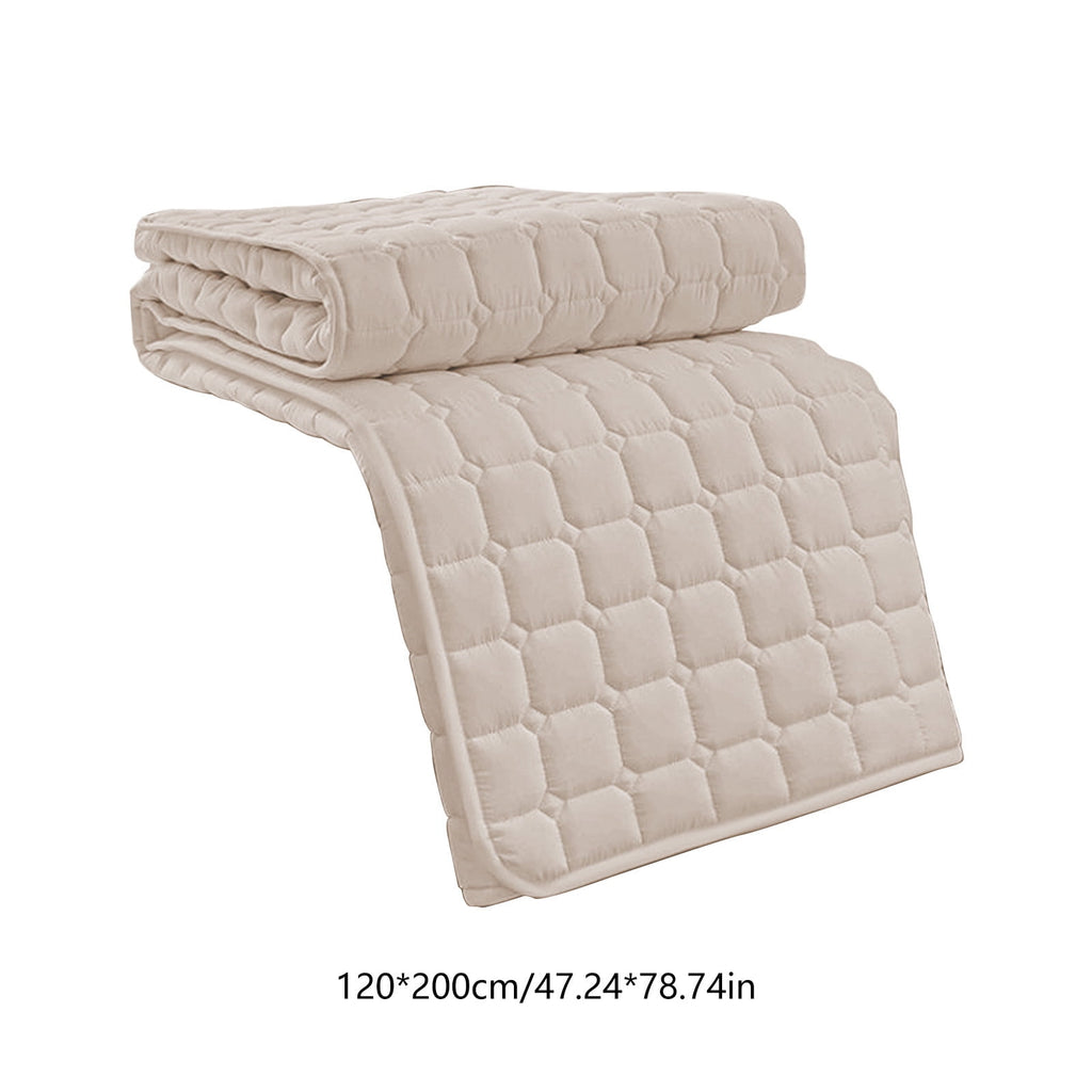 Queen Mattress, 47×78 Inch Floor Mattress, Thicken Floor Sleeping Pad Foldable, Roll Up Mat Easy to Store and Portable, Mattress Suitable for Camping and Guest Room 47×78 in Pink