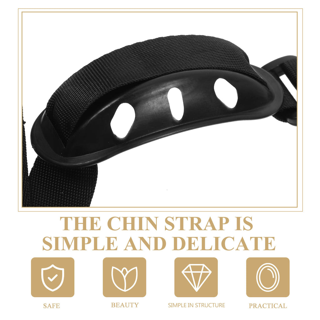 HOOWIFFY Nylon Chin Guard with Plastic Frame, Easy to Use, 2 Pieces for Comfortable