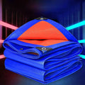 Heavy Duty Tarp Cover, Thick Tarps Waterproof Tear and Rip Proof UV Resistant Tarpaulin with Reinforced Grommets and Edges Blue