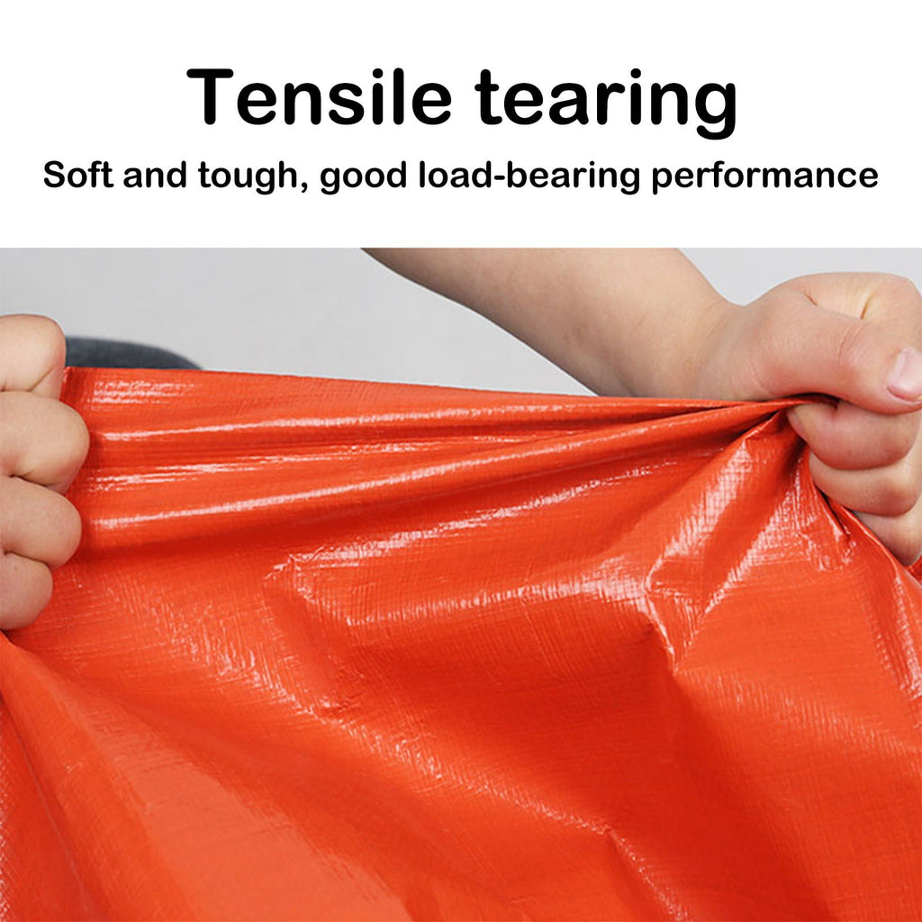Heavy Duty Tarp Cover, Thick Tarps Waterproof Tear and Rip Proof UV Resistant Tarpaulin with Reinforced Grommets and Edges Blue