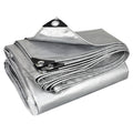 Heavy Duty Tarp Cover, Thick Tarps Waterproof Tear and Rip Proof UV Resistant Tarpaulin with Reinforced Grommets and Edges D