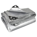 Heavy Duty Tarp Cover, Thick Tarps Waterproof Tear and Rip Proof UV Resistant Tarpaulin with Reinforced Grommets and Edges D