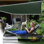Heavy Duty Tarp Cover, Thick Tarps Waterproof Tear and Rip Proof UV Resistant Tarpaulin with Reinforced Grommets and Edges F