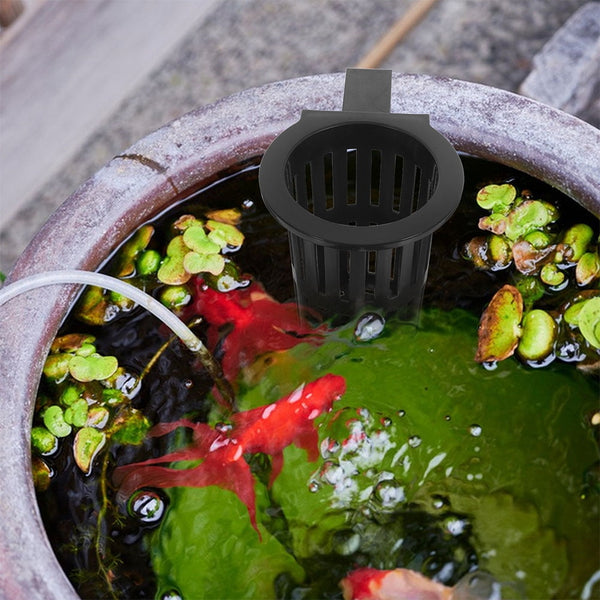 Black Fish Tank Plant Holders for Hydroponic Aquatic Plants