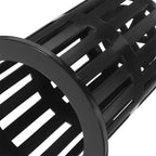 HOOWIFFY 6Pcs Black Fish Tank Plant Holder for Hydroponic Aquatic Plants with Slots