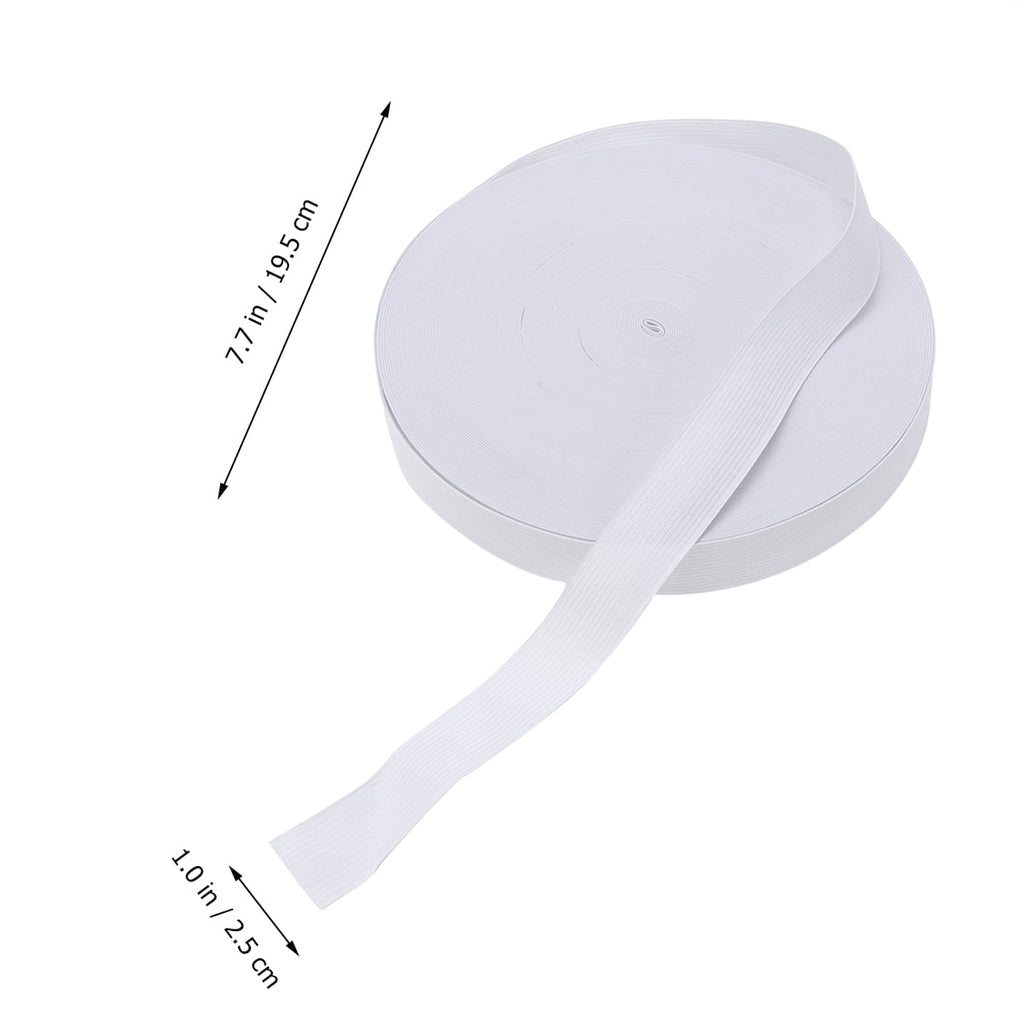 HOOWIFFY White Sewing Basting Tape for Elastic Band, 1 Roll - and Easy to Use Sewing Accessory