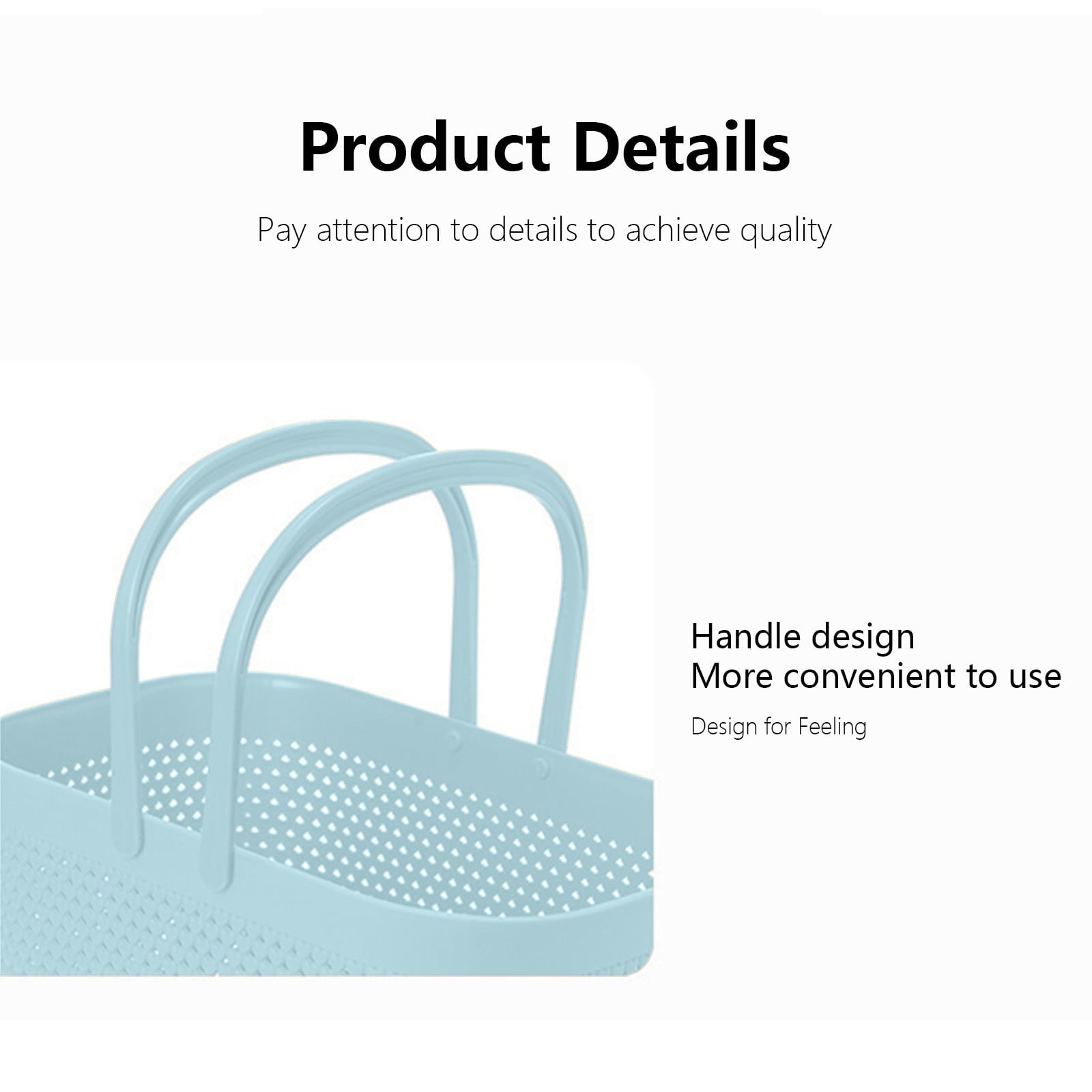Portable Shower Tote Plastic Storage Basket with Handle Box Organizer Bin for Bathroom, Pantry, Kitchen, College Dorm (11.22×7.09×7.09 inch) As Show Green