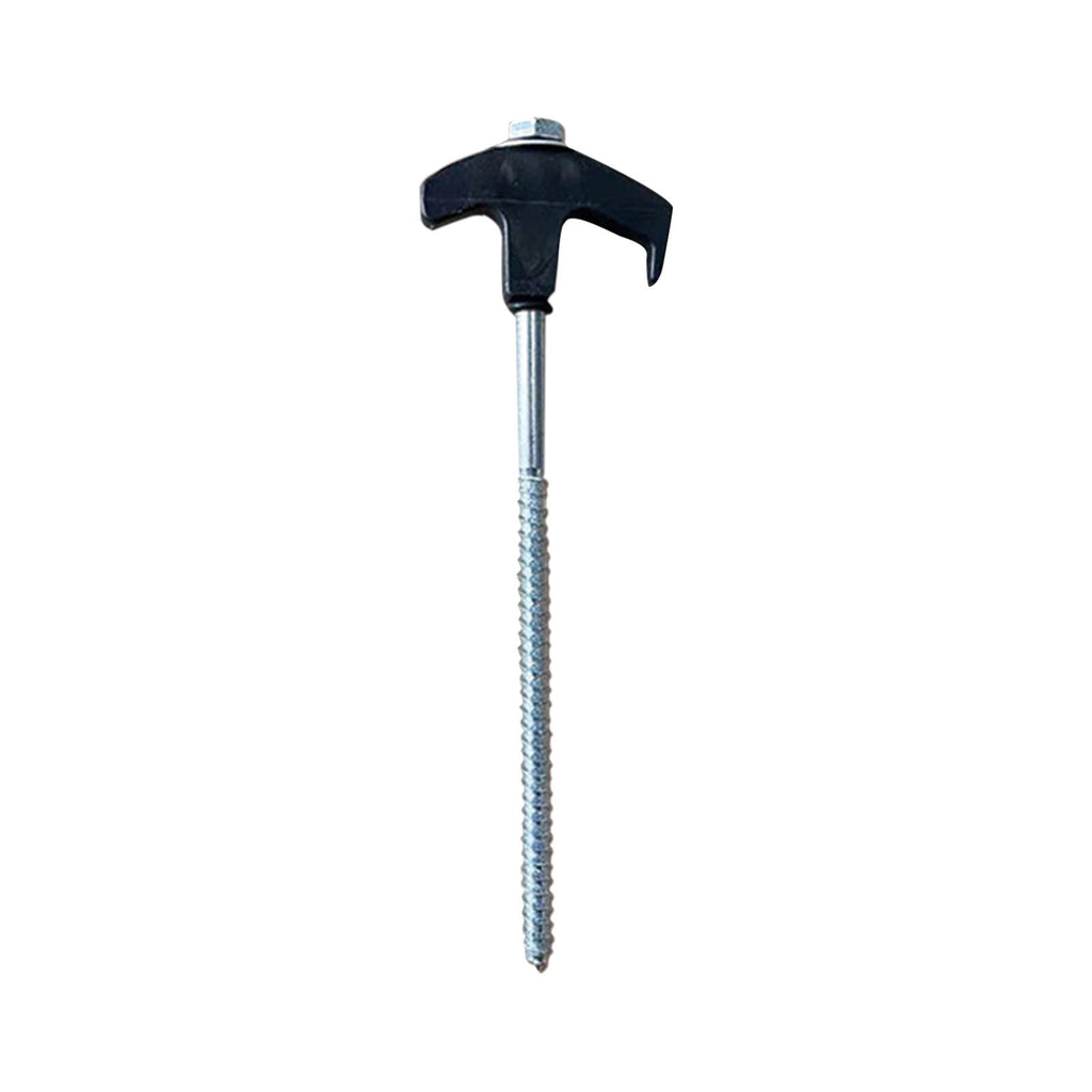 Tent Stakes Heavy Duty, 8 Inch Screw in Tent Stakes, Ground Anchors Screw in, Tent Pegs Camping Stakes, Metal Threaded Tent Spikes 8 pc Green