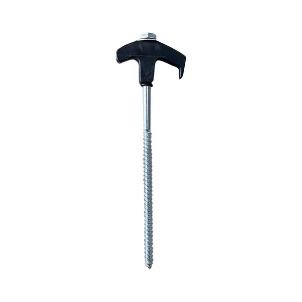 Tent Stakes Heavy Duty, 8 Inch Screw in Tent Stakes, Ground Anchors Screw in, Tent Pegs Camping Stakes, Metal Threaded Tent Spikes 8 pc Green
