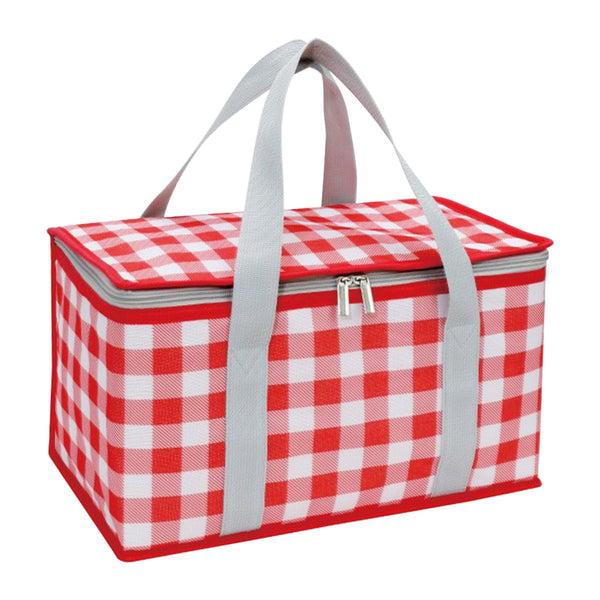 Large Picnic Basket Shopping Basket Camping Picnic Basket Travel Picnic Bag Portable Bento Bag Thermal Insulation Bag Red