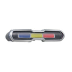 USB Rechargeable Tail Light, LED Night Cycling Bike Warning Rear Tail Light  for Cycling Safety(Red & Blue & White)