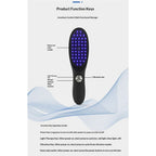Electric Scalp Massage Brush, Scalp Massager, Hair Massager Comb with Soft Rubber, Atomization Massagers Gifts Applicator Comb