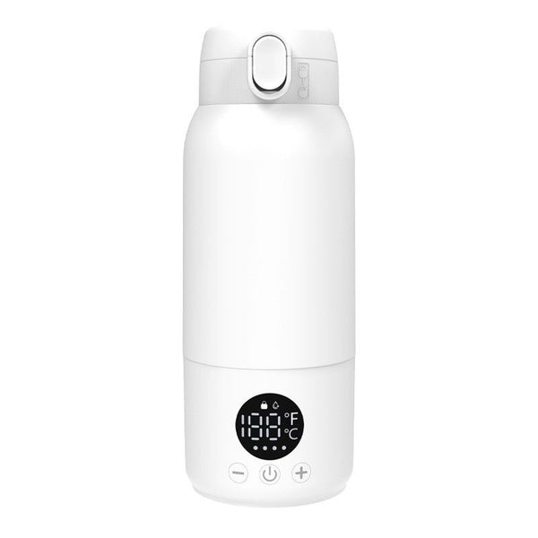 Portable Bottle Warmer 16.9oz Bottle Warmer for Travel, Fast Heating for Breast Milk Formula & Water, Long Battery Life &Large Capacity, Suitable for Baby Outdoor