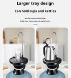 Drinking Water Dispenser Pump, Automatic Electric Drinking Water Bottle Pump USB Rechargeable with 2 Switch Control, Stable and Portable for Home, Kitchen, Office, Camping