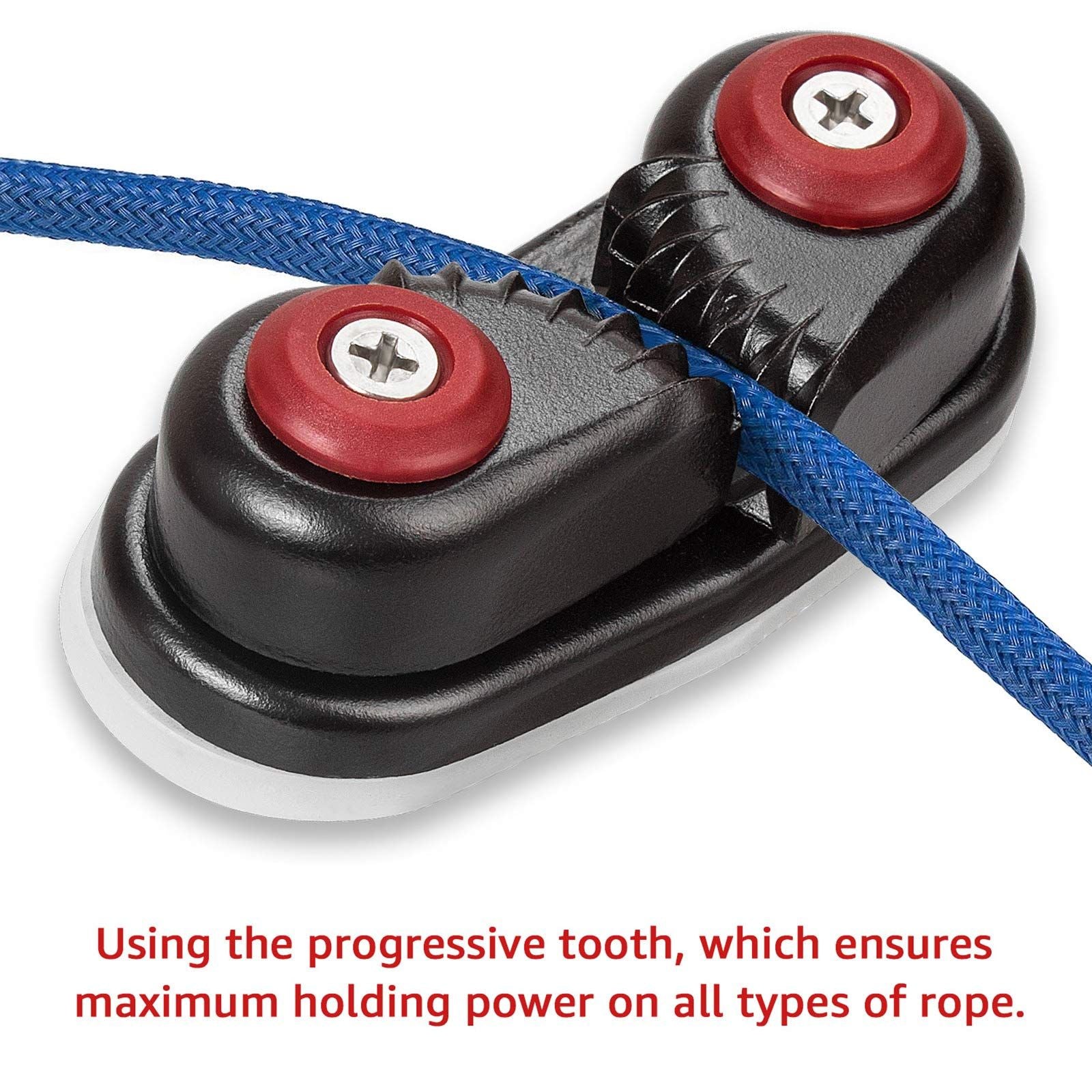 Cam Cleat Ball Bearing Fast Entry for Line Sizes Upto 86*39MM, Aluminum, Sailing Sailboat Kayak(3PCS)