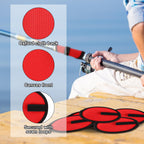 20 Pack Fishing Lure Covers 6 Inch Bait Gloves Lure Shield Wrap Fishing Hook Cover Easily See Bait Storage Protector Guard to Keep Fishermen Safe for Rod