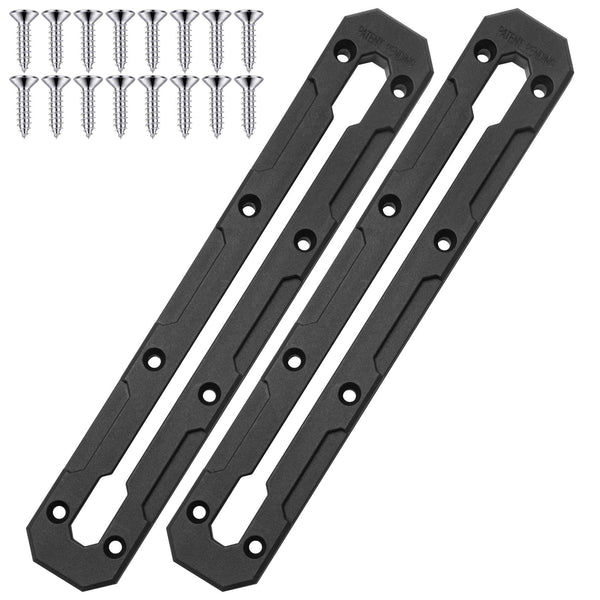Kayak Rail Track Mount Low Profile Gear Track Accessories (9 in, 4 Pieces)