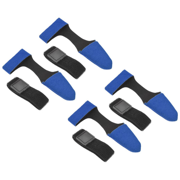 16 Pcs（8pairs blue） Fishing Rod Tip Cover and Tie, Cane Sleeve Protector Case Fastening Straps Accessories